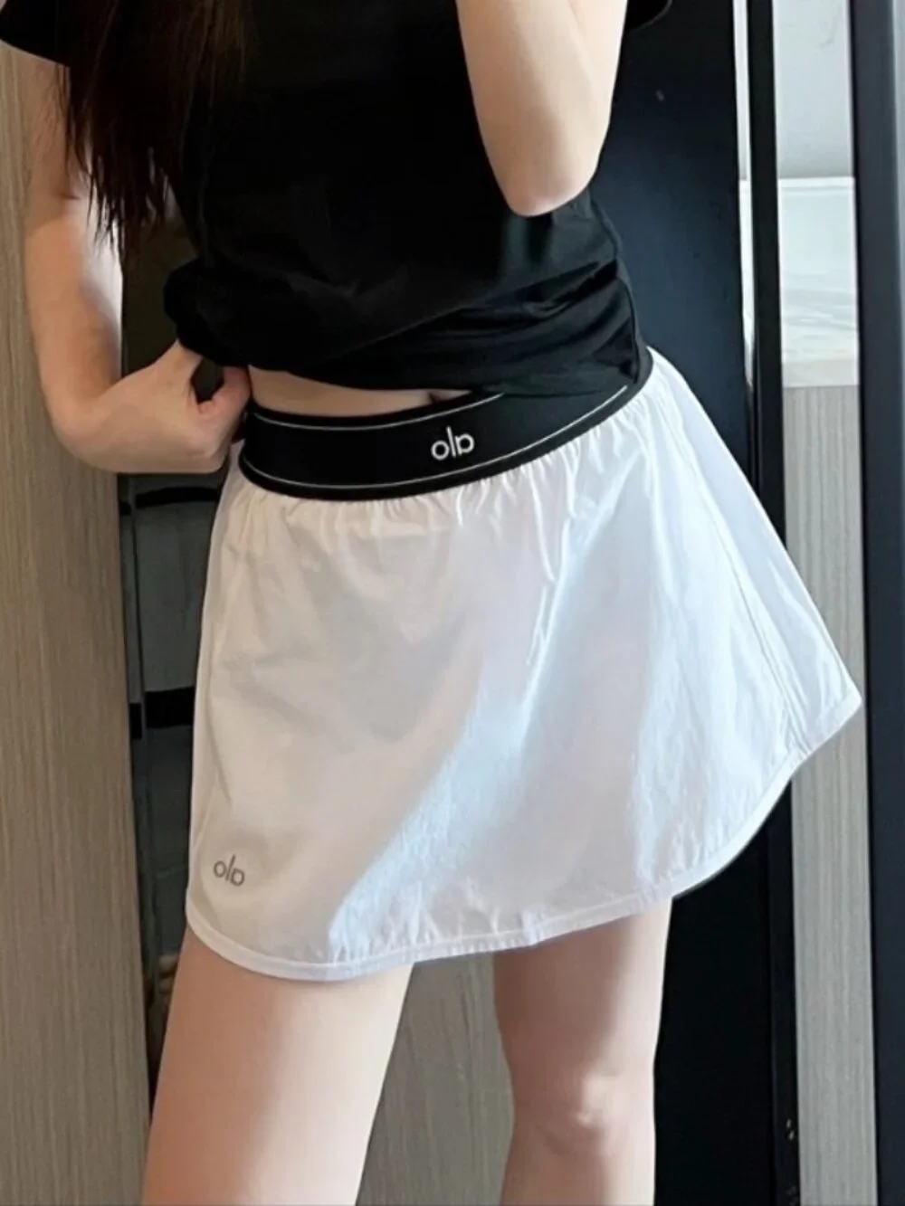 🌻NWT Alo Yoga Match Point Tennis Skirt 👩 High Waist, for Sports/Holiday Travel